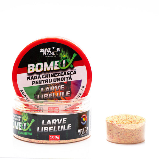 BOMBIX NADA FUMIGENA CHINEZEASCA PENTRU UNDITA LARVE LIBELULE (ROSU) 100g