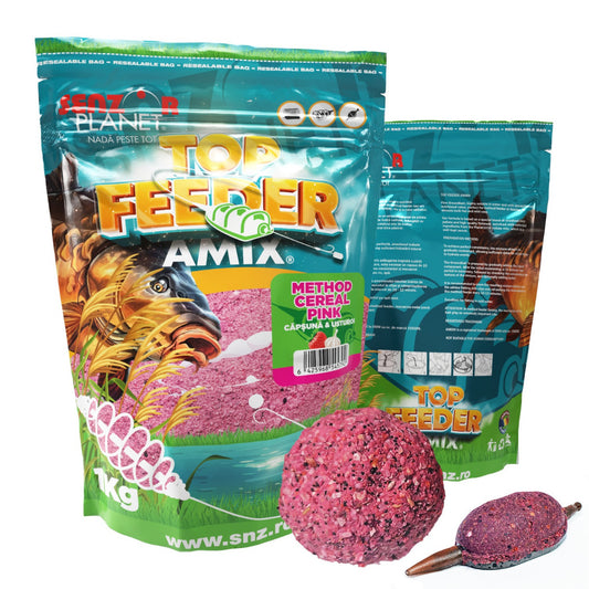 TOP FEEDER AMIX® METHOD CEREAL PINK (CAPSUNA & USTUROI) 1kg